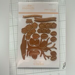 Spellbinders Spring Stitched Tree Stitching Die of the Month February 2026 NEW